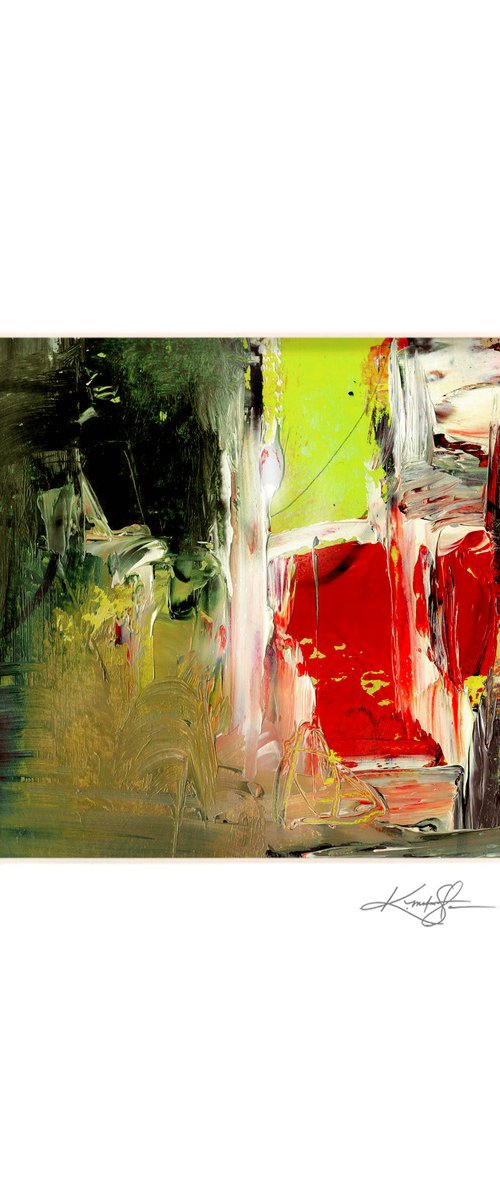 Oil Abstraction 132 - Oil Abstract Painting by Kathy Morton Stanion by Kathy Morton Stanion