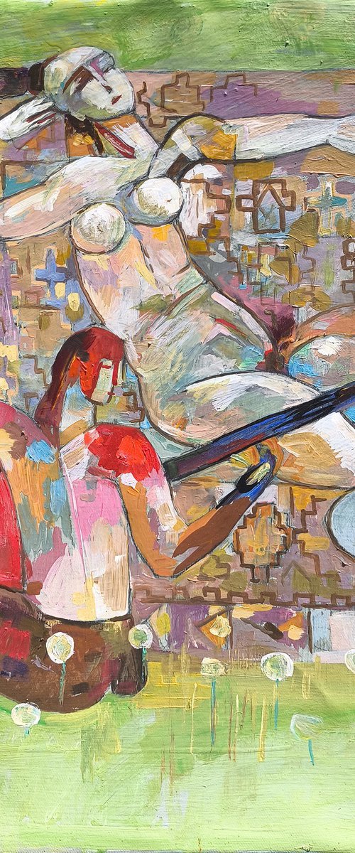 Reclining with Music by Meliq Khazaryan