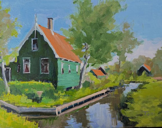 Green Wooden House
