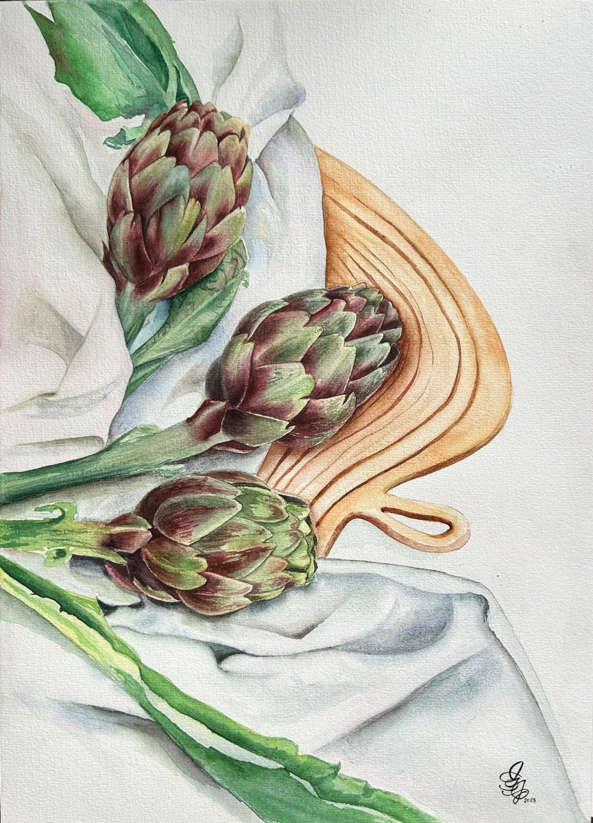 Artichokes by Julia Gorislavska