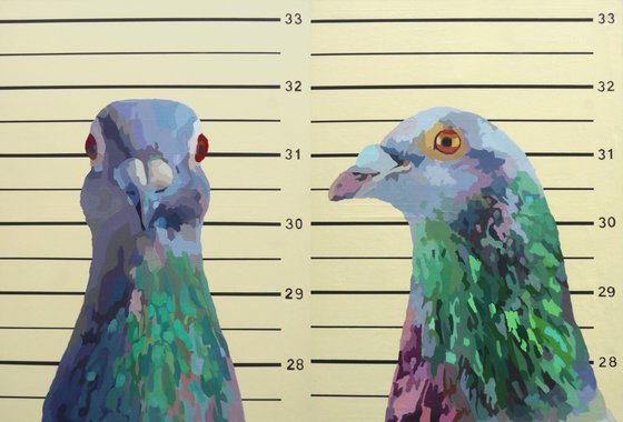 Bird of freedom (diptych)