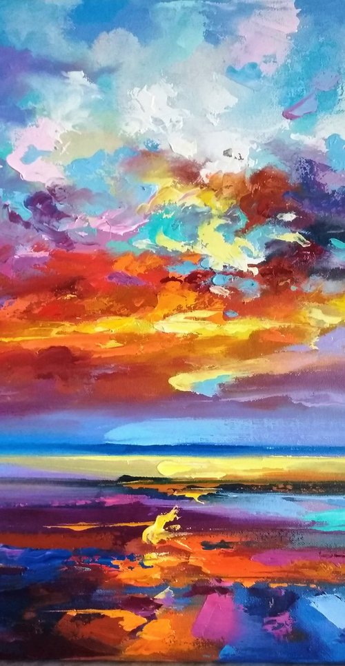 Abstract  seascape by Andrej  Ostapchuk