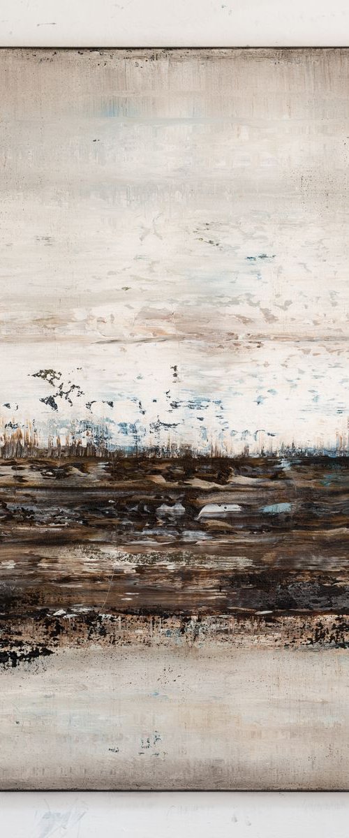 Brown abstract painting SW749 by Radek Smach