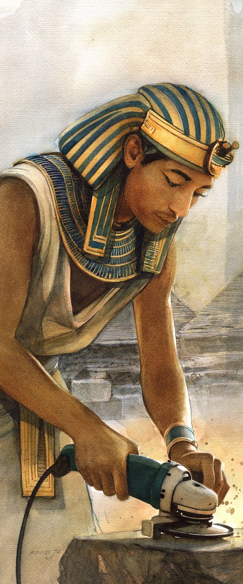 Building Egyptian Pyramids by REME Jr.