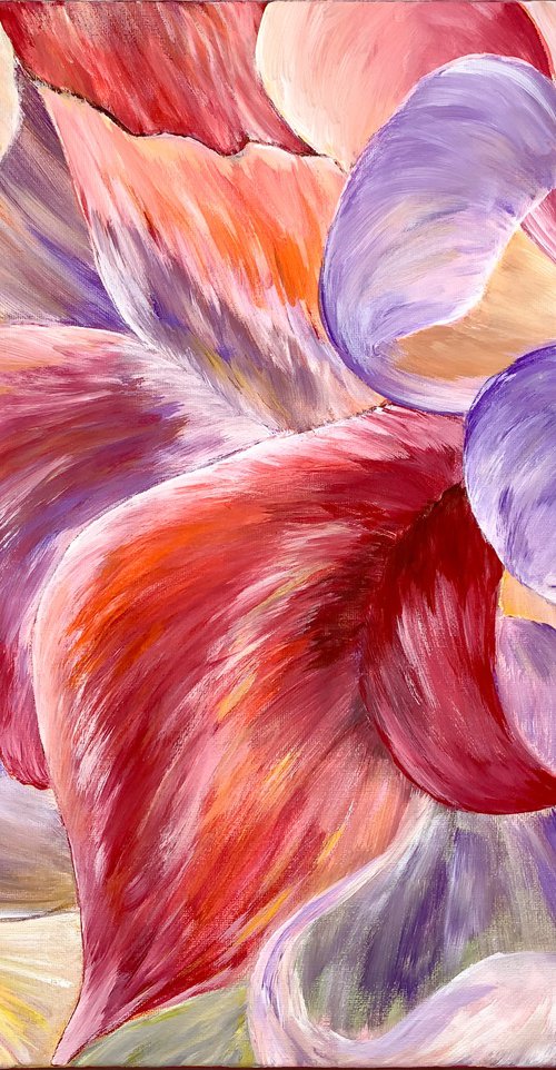 FLORAL ABSTRACTION NUMBER 10 by Alex Kott