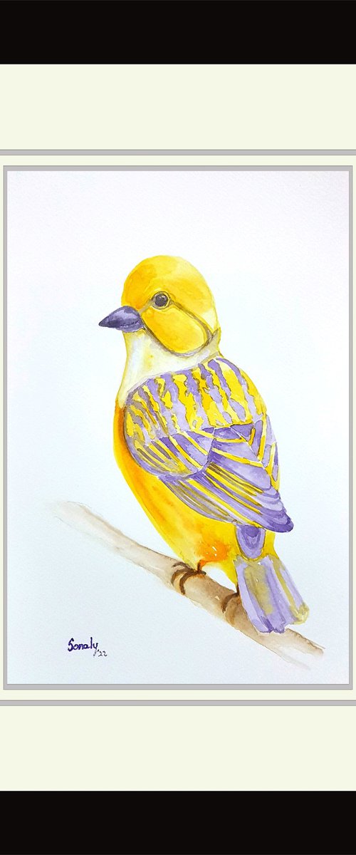 WATERCOLOR - BIRDS 4 by Sonaly Gandhi