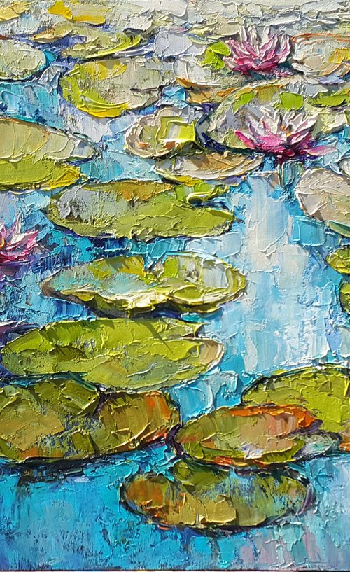 Water lilies pond by Viktoria Lapteva