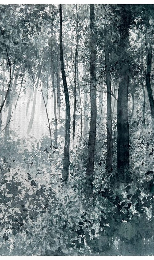 Silent Forest by Nazar Grunyka