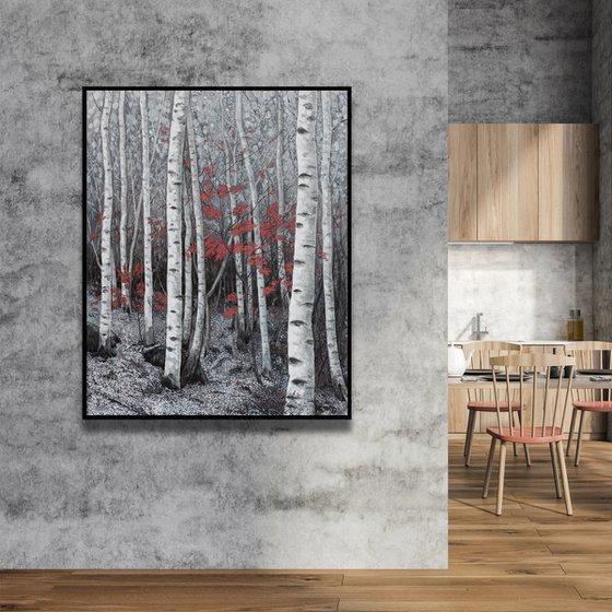 birch forest ( Original )