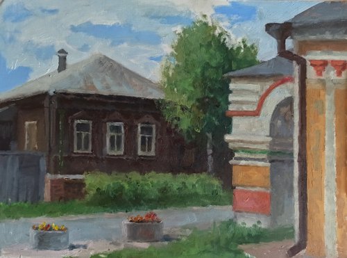 House in Suzdal by Olga Goryunova