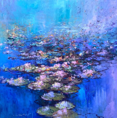 Water Lily Symphony in Bloom by Ivica Petraš
