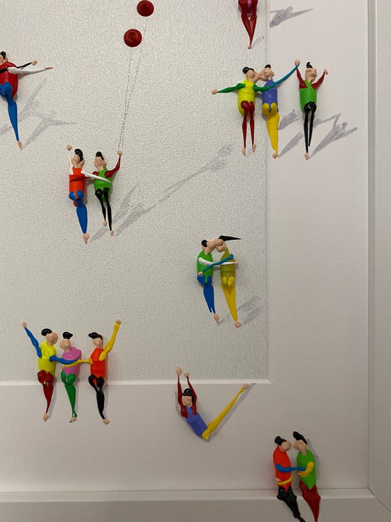 Freedom People ,, Acrobats’‘ Eka Peradze Art