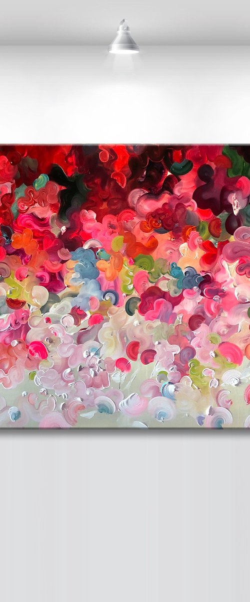 'Summer bloom' - 72x36" by Tatiana Georgieva