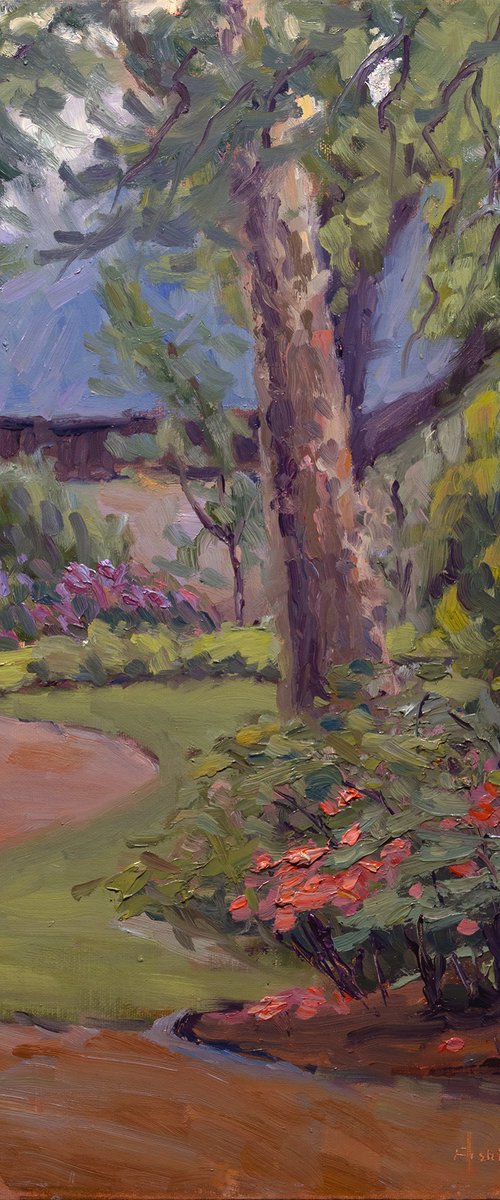 Garden Path (Plein Air) by Daniel Fishback