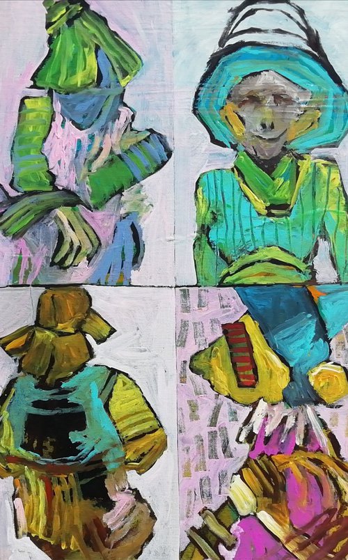 Abstract fragments 19 by Francisco Santos