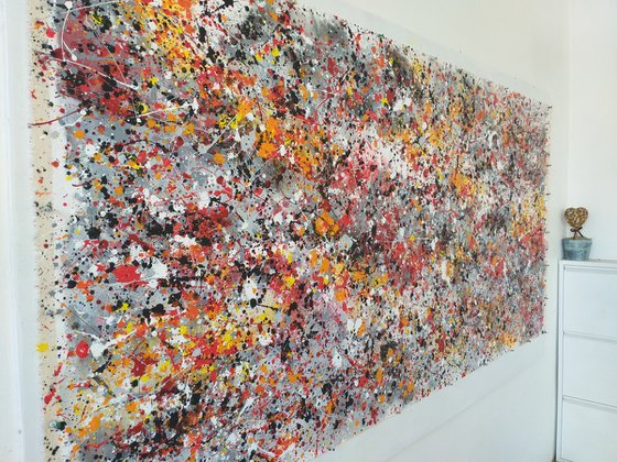 Abstract acrylic by M.Y.