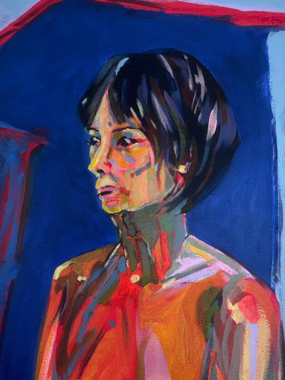 Seated nude