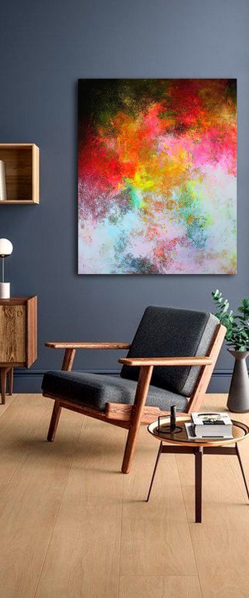 120x100cm.  Abstract Painting / Alex Senchenko © 2019 / Exhibit N2 by Alex Senchenko
