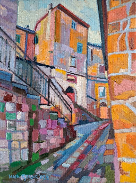 Street in Sorano, 1