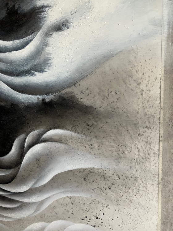 Liquid ridge