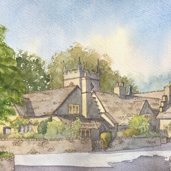 The Square Upper Slaughter, Cotswolds