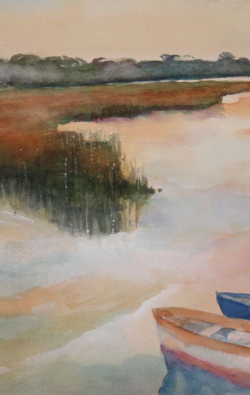 Evening Marsh by Bronwen Jones