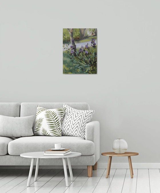 Irises (plein air)