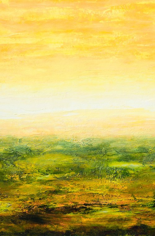 Yellow sky by Fabienne Monestier