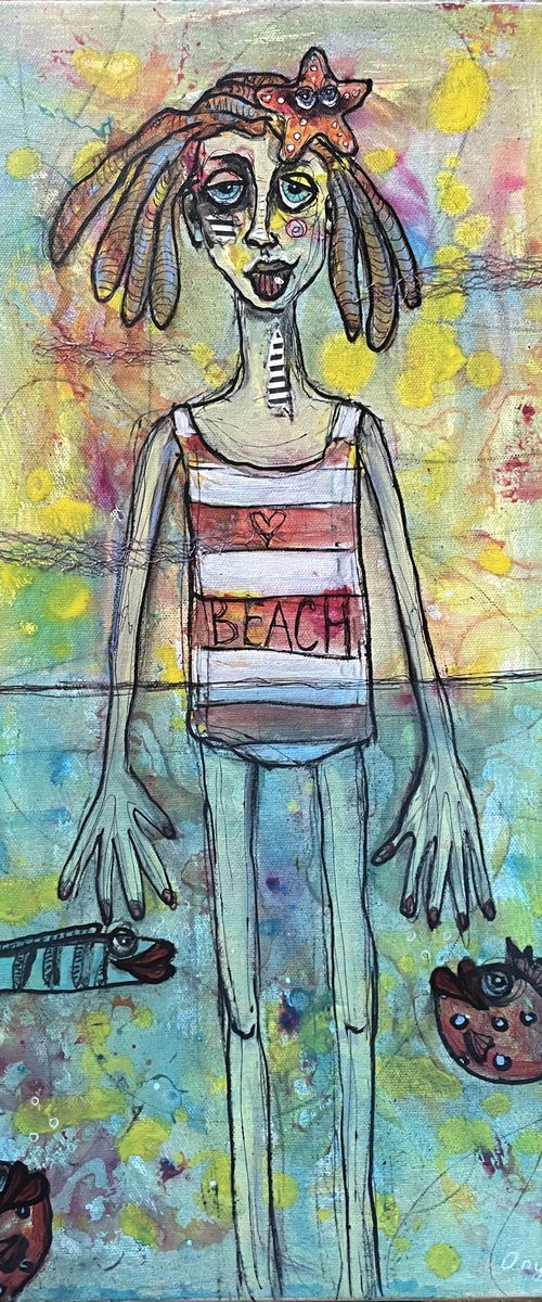 She loves the beach by Anya Getter