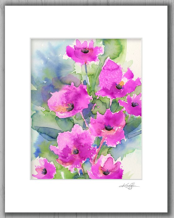 Floral Enchantment 19 - Flower Painting  by Kathy Morton Stanion