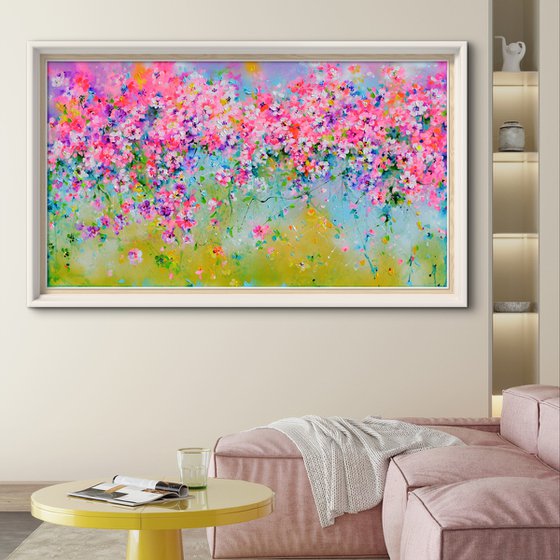 Sakura Pink Cherry Tree Blossom