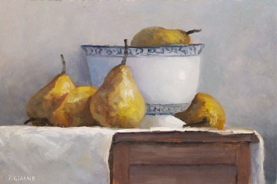 Pears and a Bowl