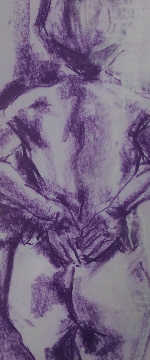 Purple Nude by Sheila Volpe