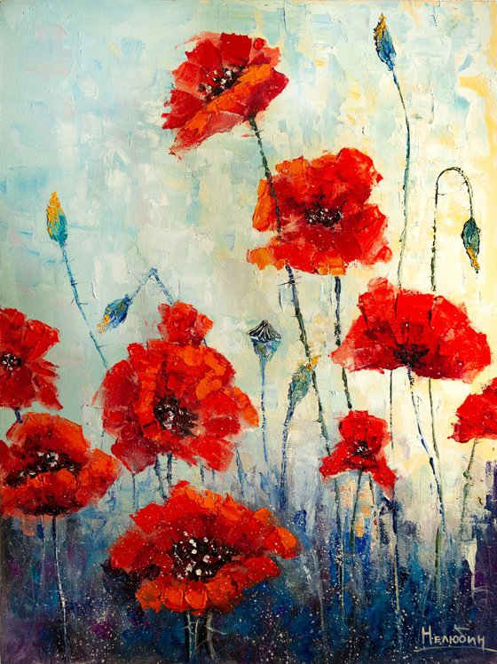 Happy summer , poppies