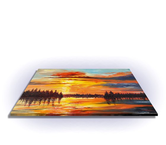 Romantic Evening Landscape D 1