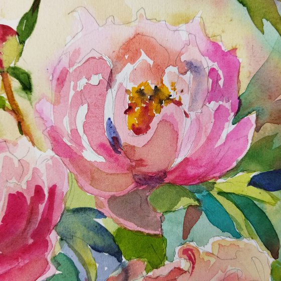 Charming peonies