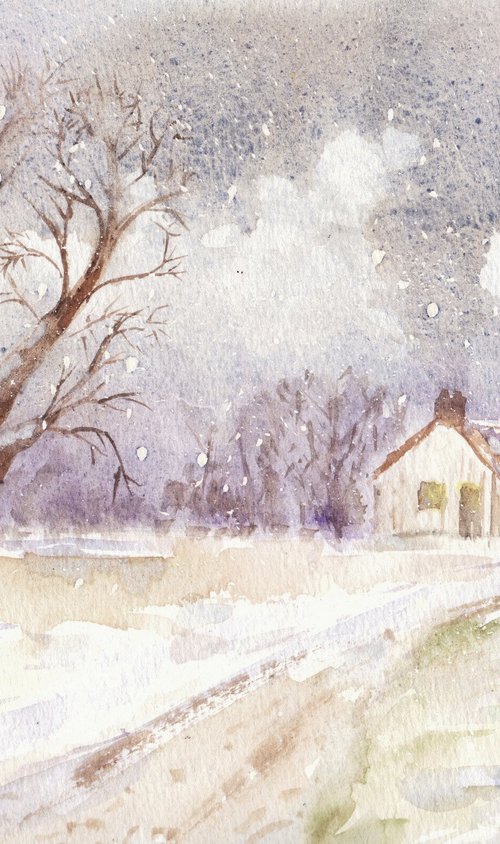 Winter Landscape by MARJANSART