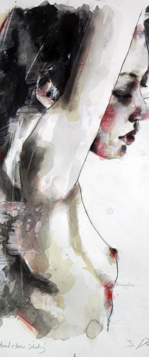 11-8-14 head & torso study by Thomas Donaldson