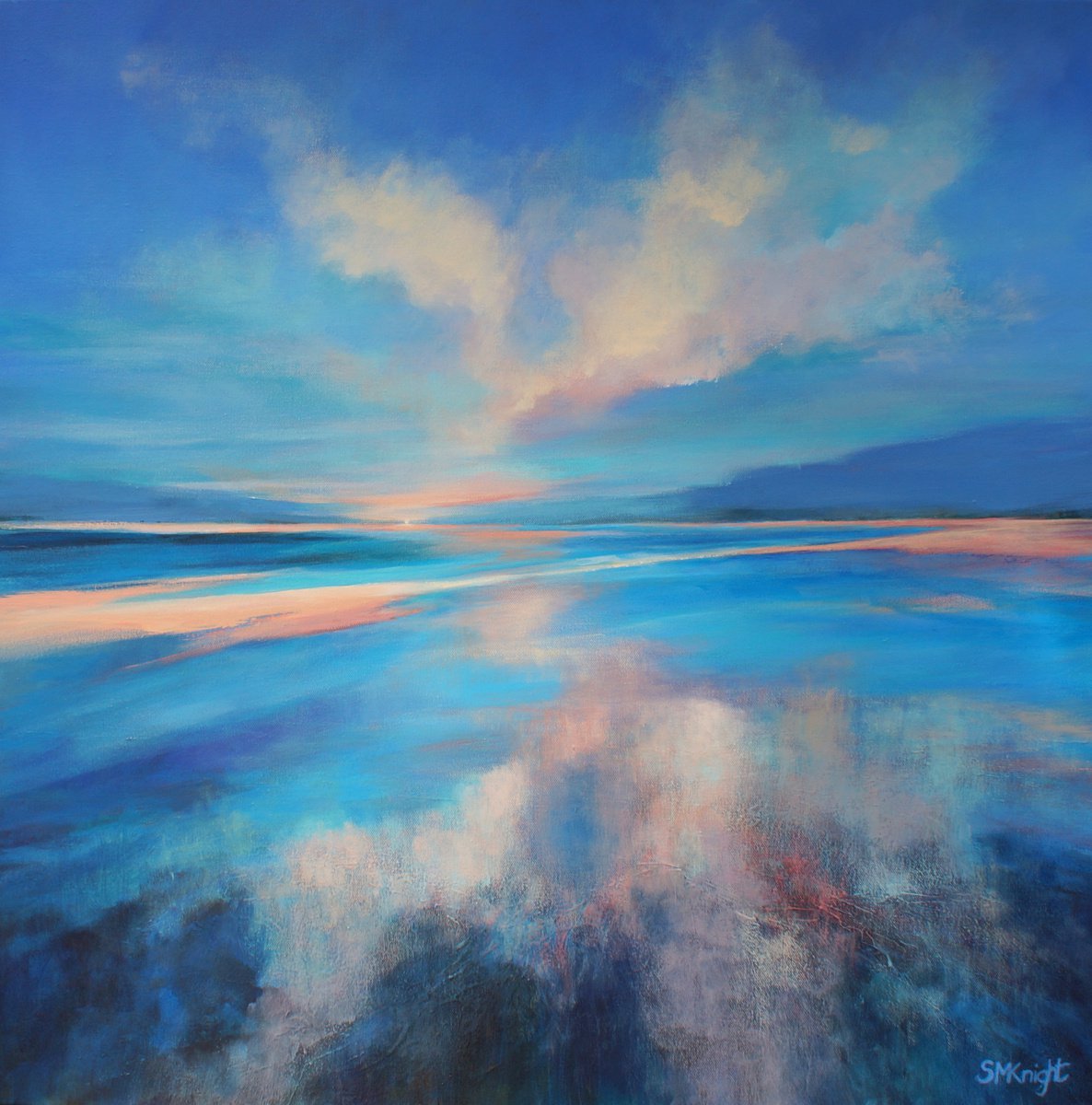 Coastal Cloud Reflections by Sandra Michele Knight