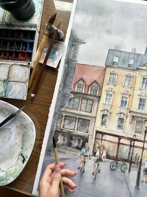 Rainy day in Ljubljana