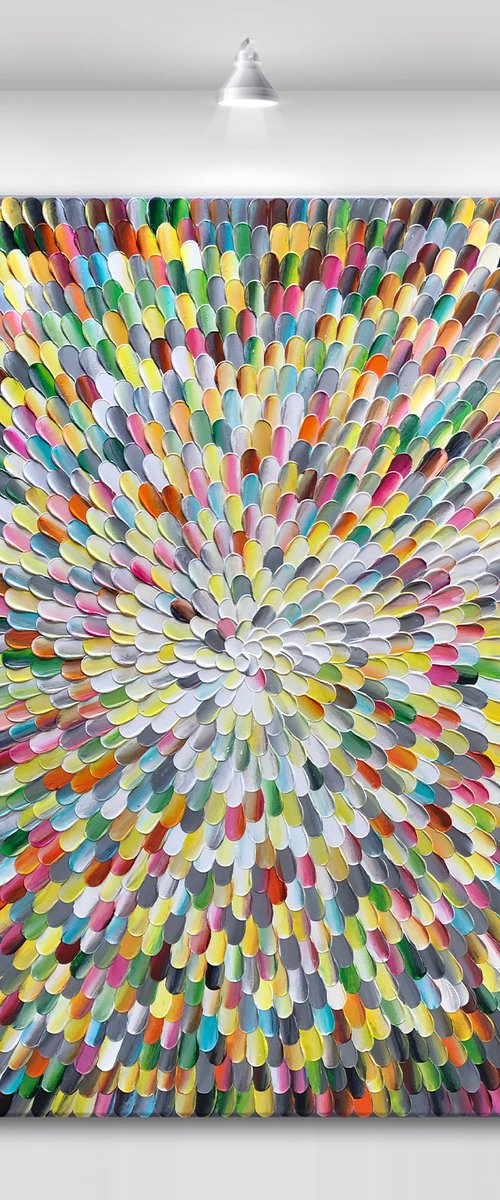‘Aura solar' - 40x40" by Tatiana Georgieva