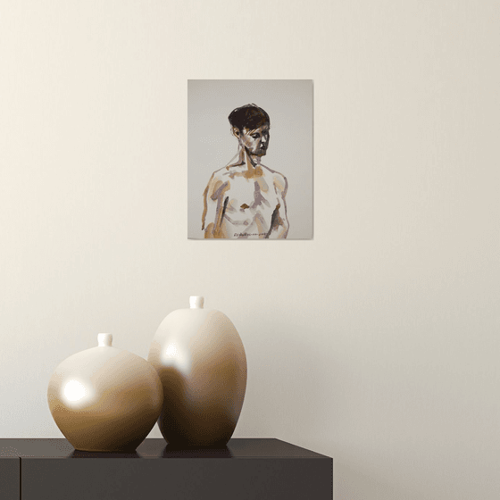 male nude small artwork