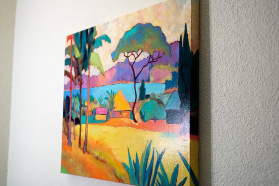 Bay View with Palms