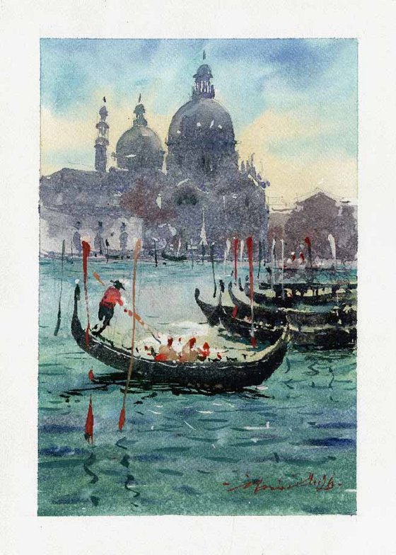 View from Venice, Canal Grande.