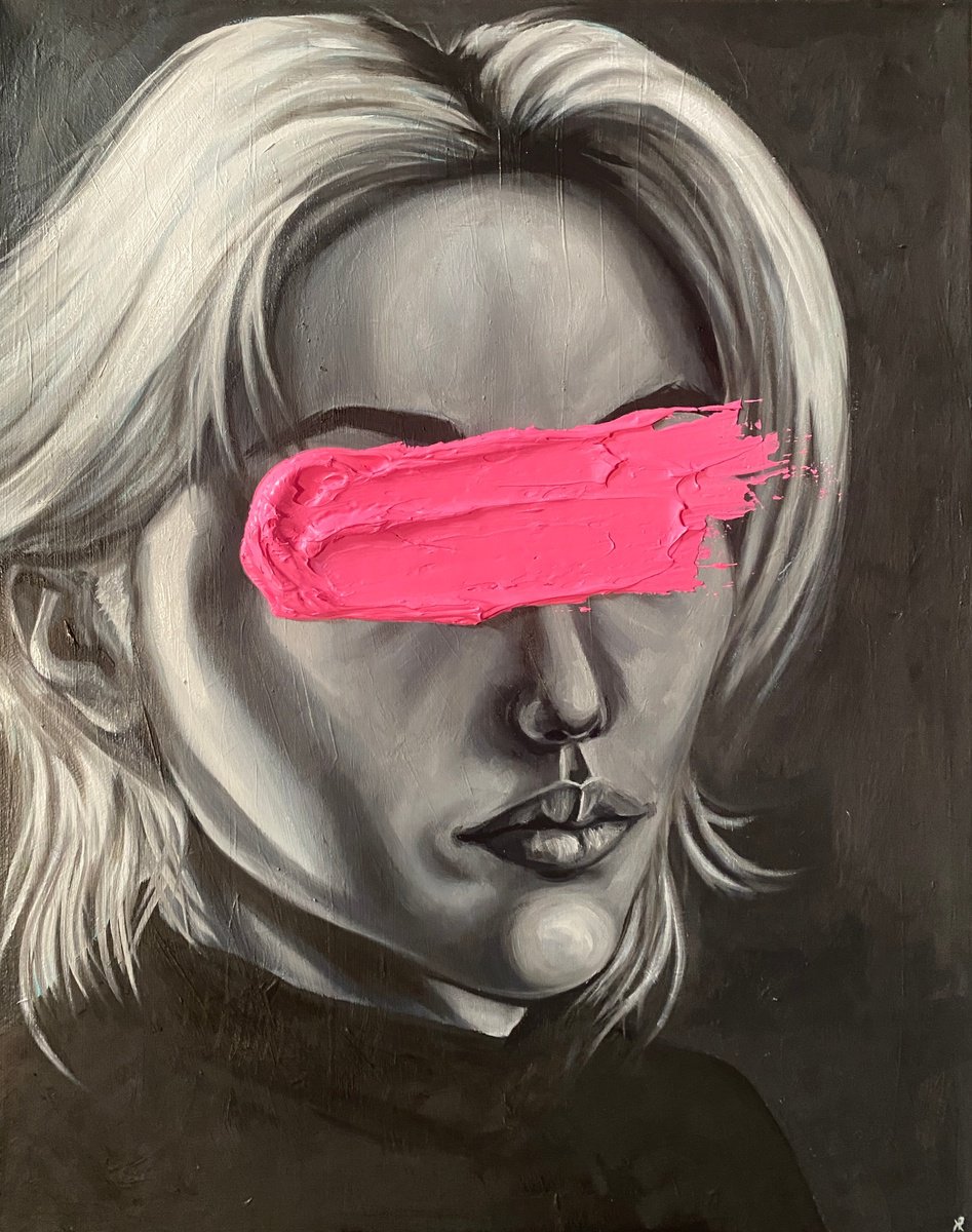 Urban And Pop Oil Painting , Blinded By Kate Revill, 16 X 20, Artwork For Sale On Artfinder