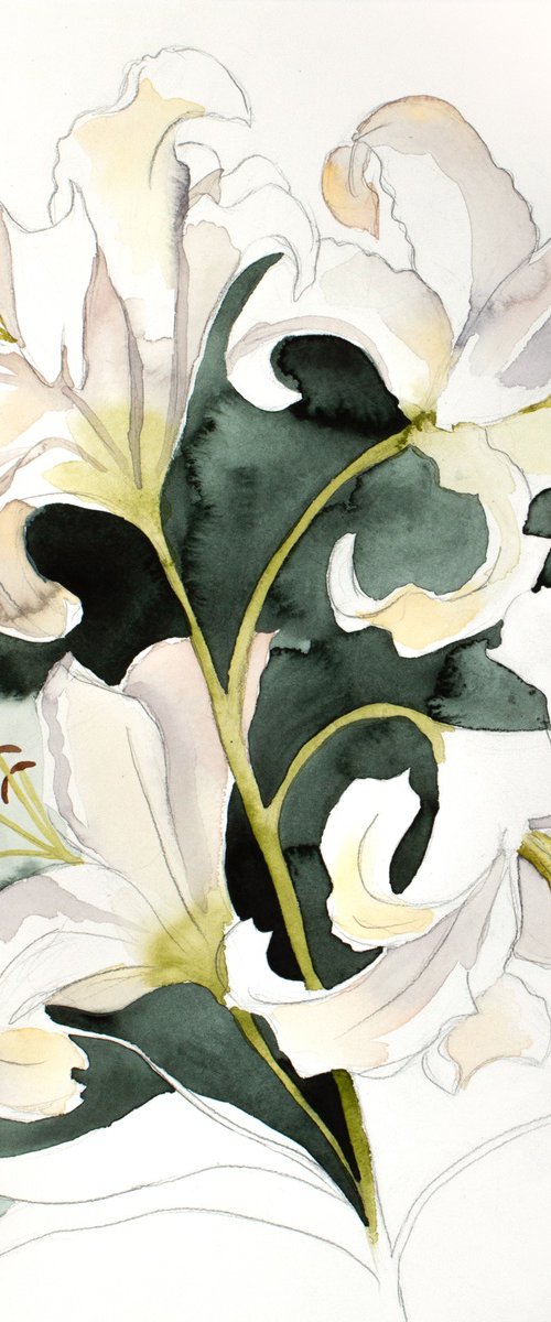 Lilies No. 16 by Elizabeth Becker