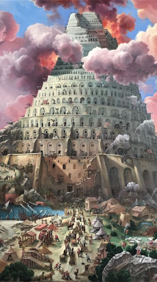 The Tower of Babel. by Alexander Mikhalchyk