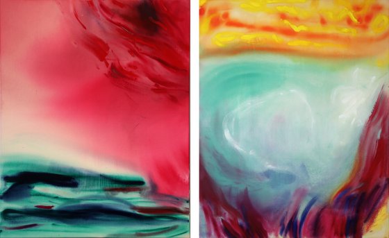 Diptych 'last Day on Earth'