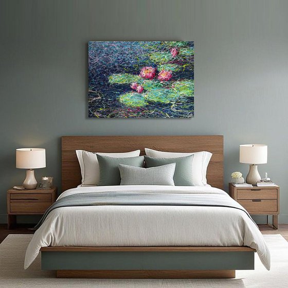 Pink Water lilies