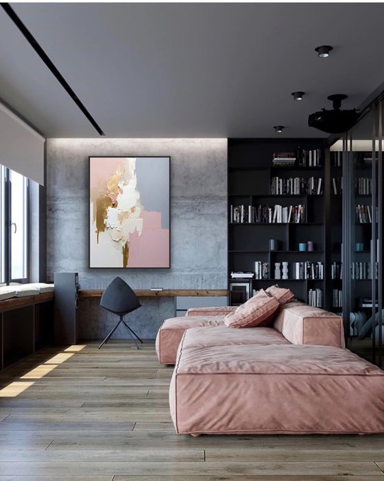 A Blush Pink Morning Washed in Gold